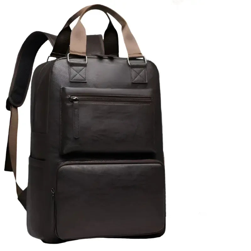 Sac à dos homme en simili cuir souple
