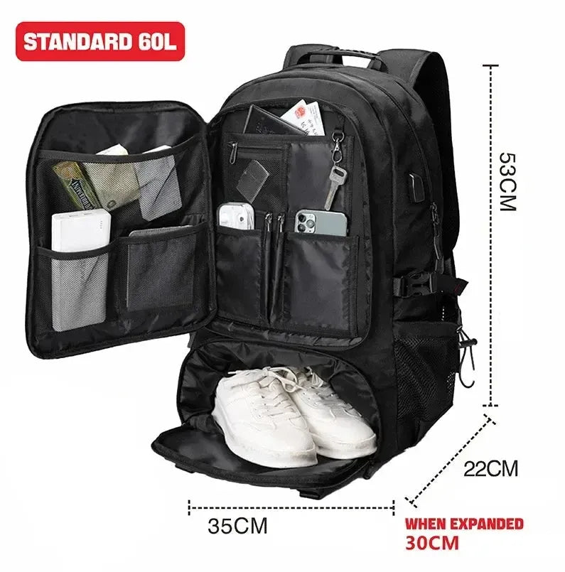 Sac à dos multifonction extensible