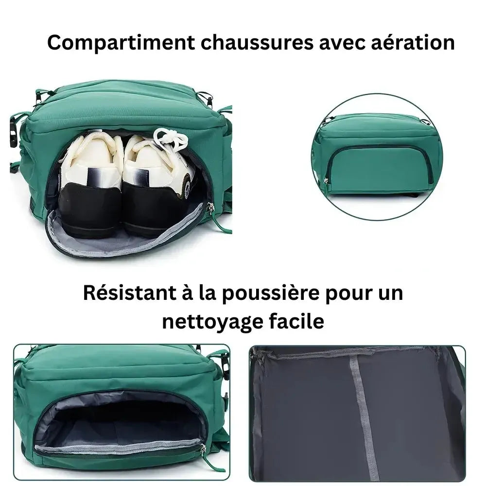 Sac à dos ouverture grand angle