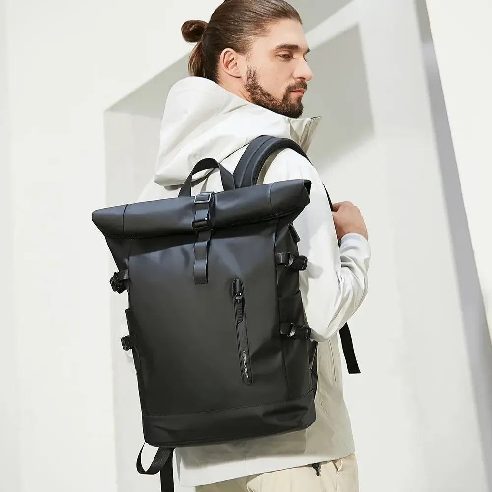 Sac à dos roll top étanche extensible