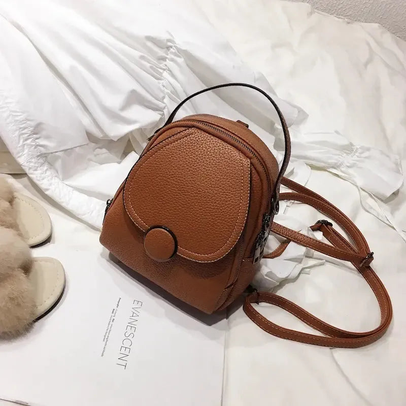 Mini Sac à Dos Femme en Cuir Vegan