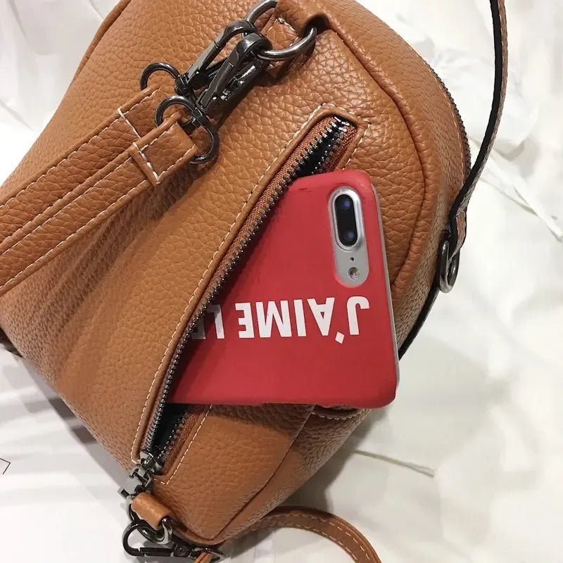 Mini Sac à Dos Femme en Cuir Vegan