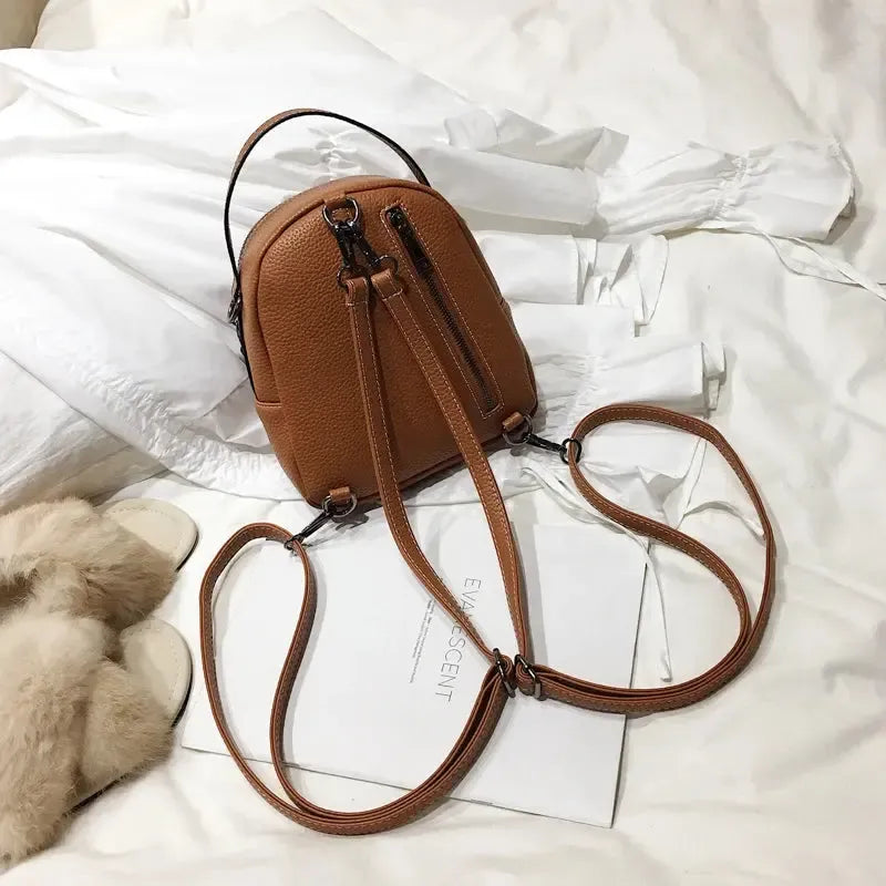 Mini Sac à Dos Femme en Cuir Vegan