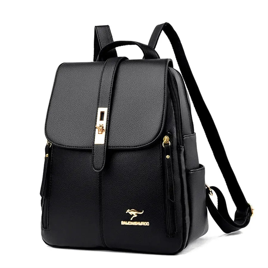 Petit sac à dos en cuir élégant