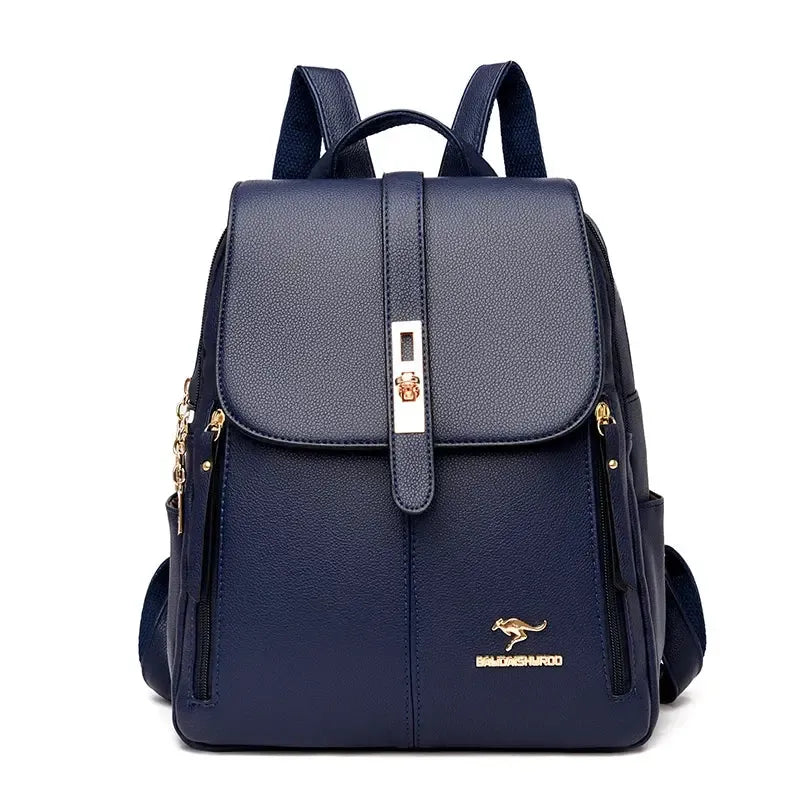 Petit sac à dos en cuir élégant