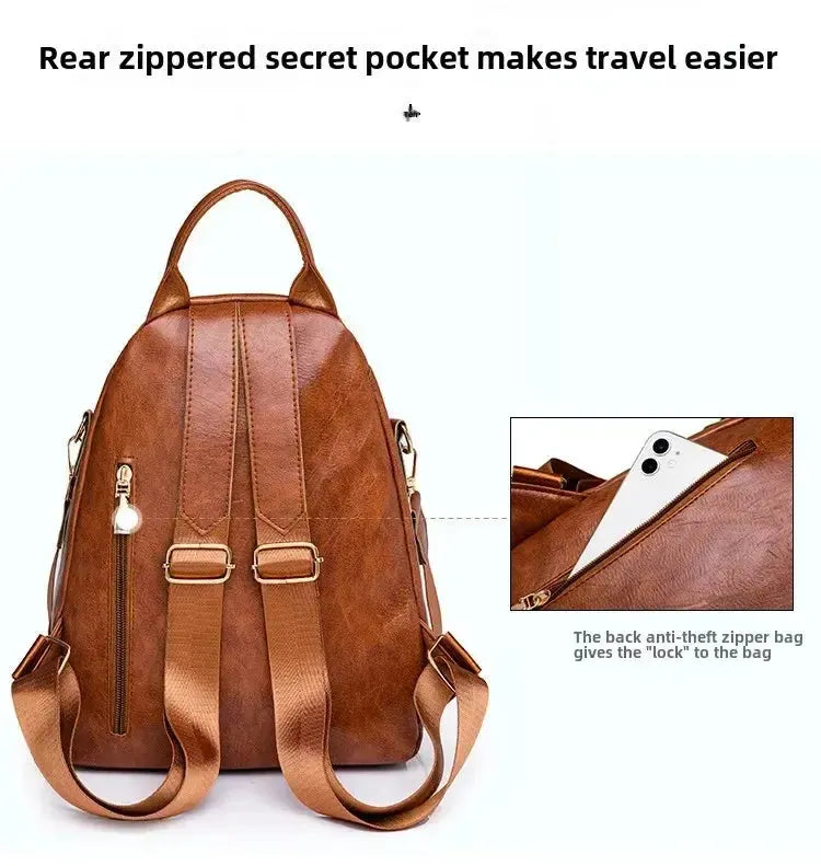 Sac à Dos Femme Élegant en Cuir