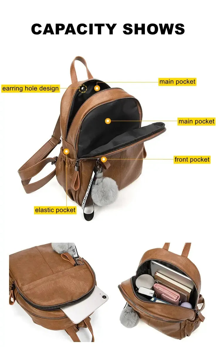 Sac à Dos Femme de Ville en Cuir