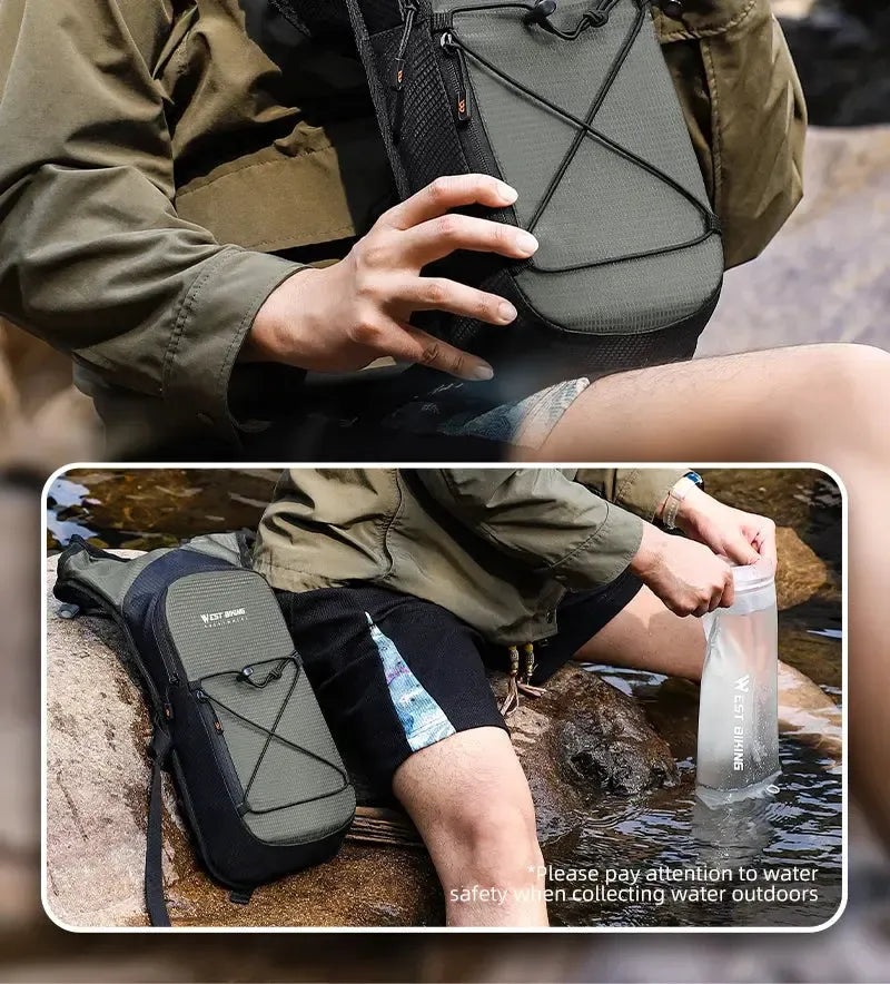 Sac à Dos Gourde avec Paille pour le Vélo