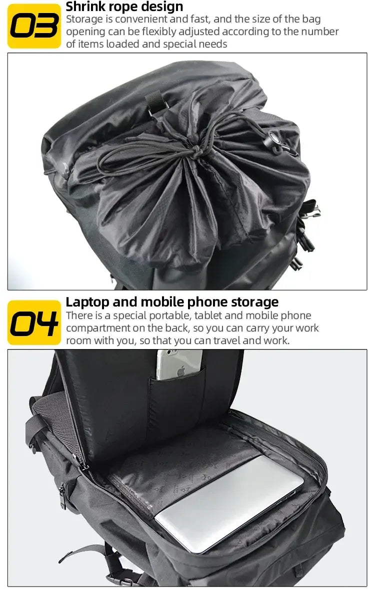 Sac à Dos Moto Accrochable sur Porte Bagage