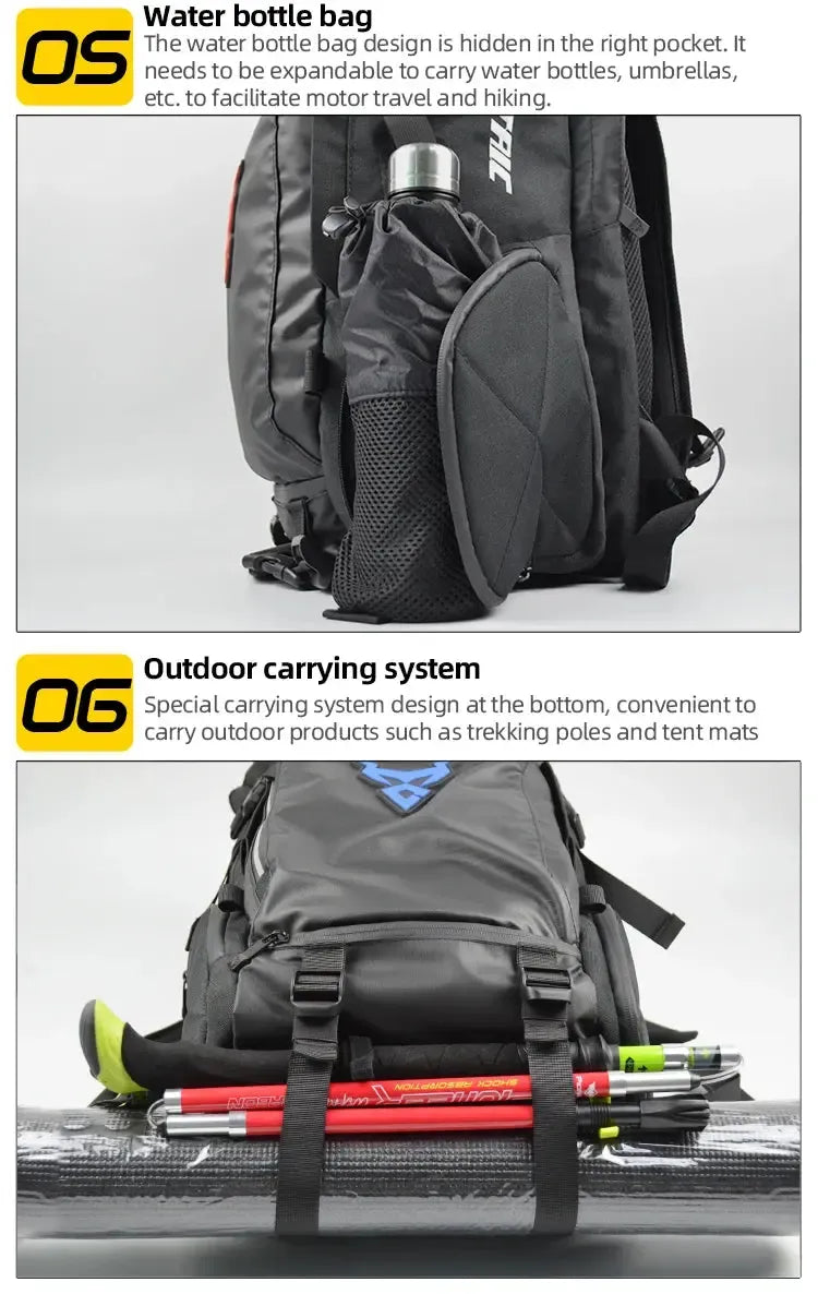 Sac à Dos Moto Accrochable sur Porte Bagage