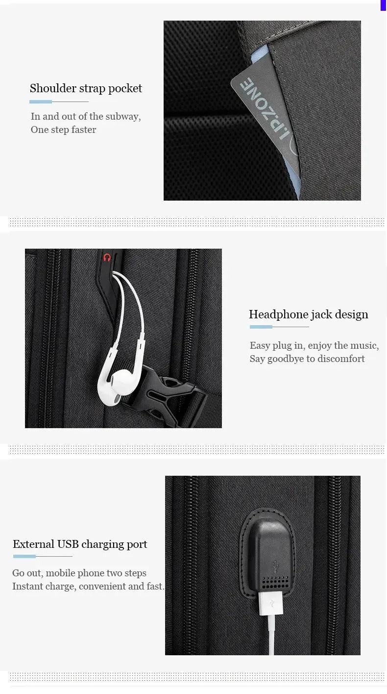 Sac à Dos Ordinateur Grande Capacité