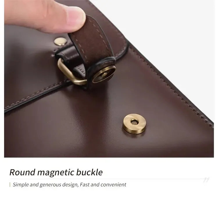 Sac à Dos Rigide en Vrai Cuir