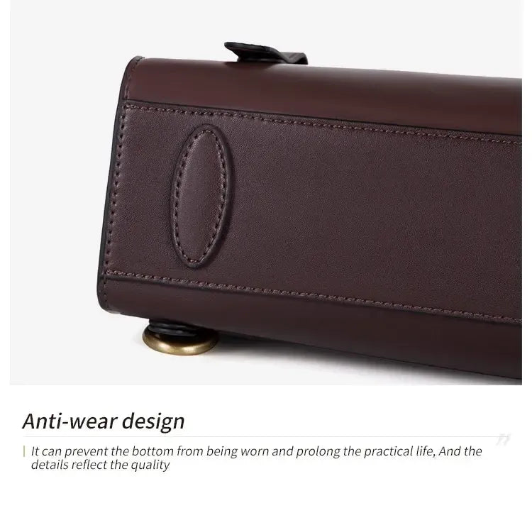 Sac à Dos Rigide en Vrai Cuir