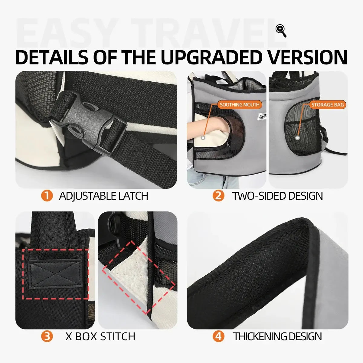 Sac à Dos Ventral pour Chat