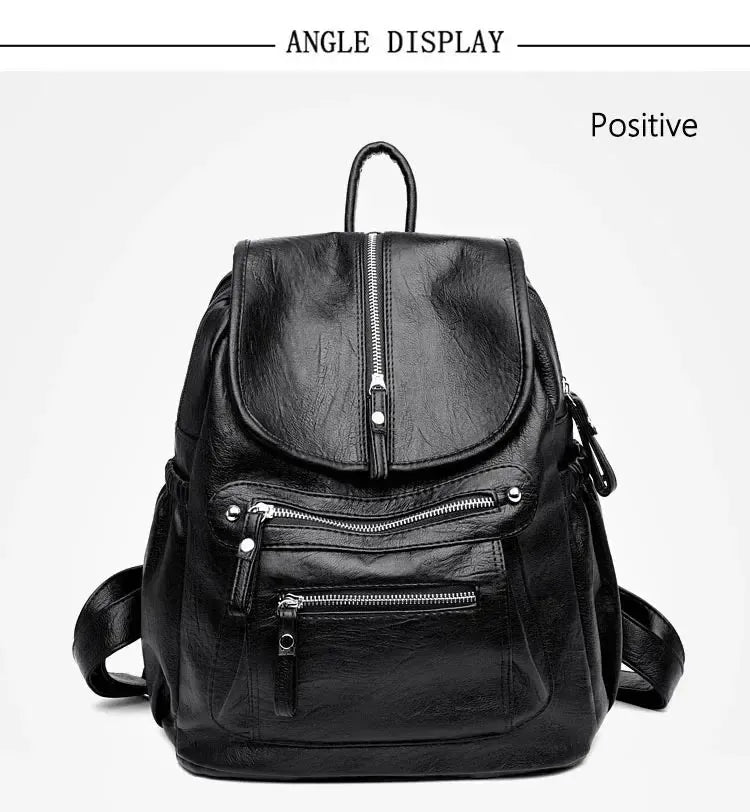 Sac à Dos de Ville Femme en Cuir