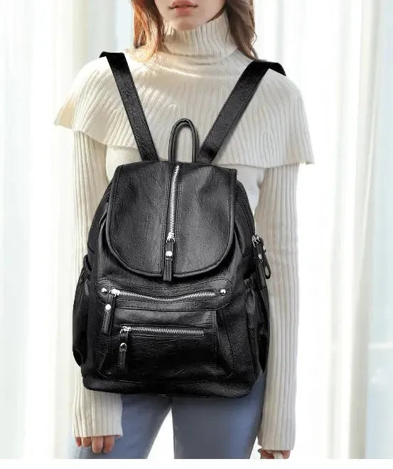 Sac à Dos de Ville Femme en Cuir