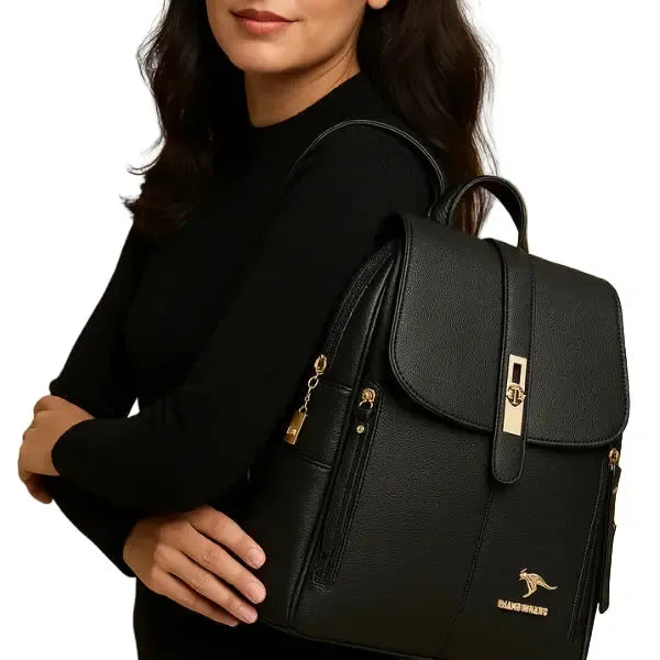 Sac à dos en cuir élégant