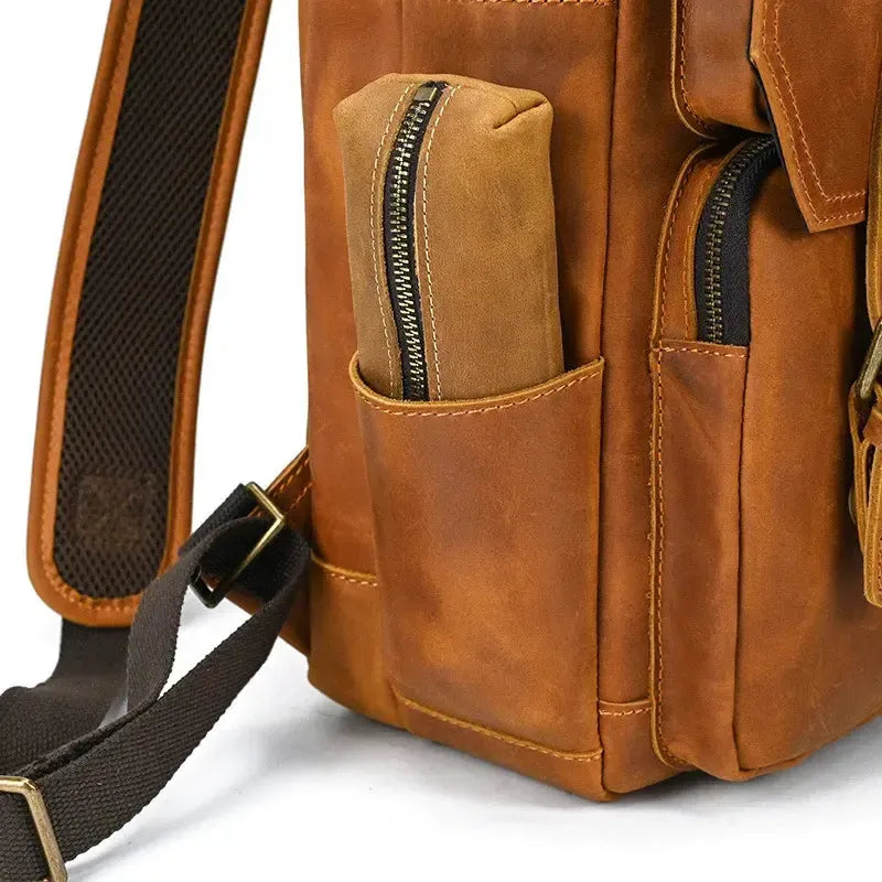 Sac à dos homme cuir vintage