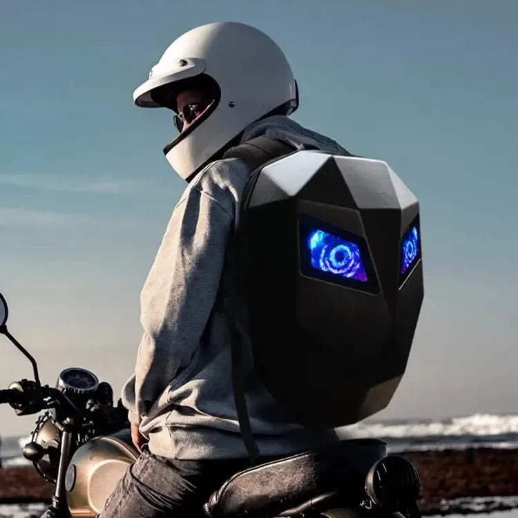 Sac à dos moto LED