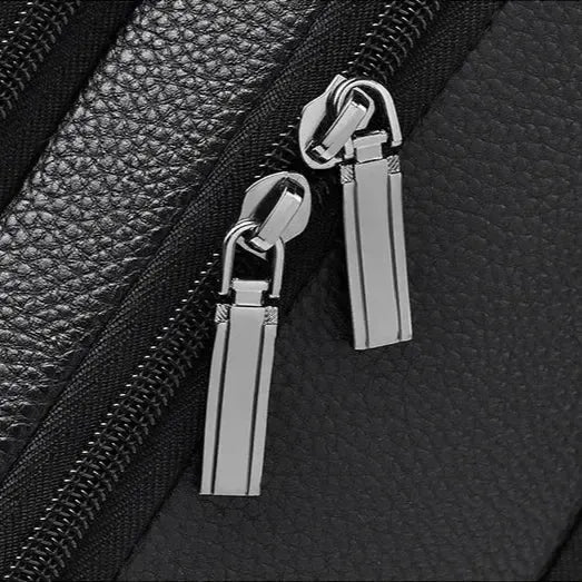 Sac à dos ordinateur en cuir synthétique