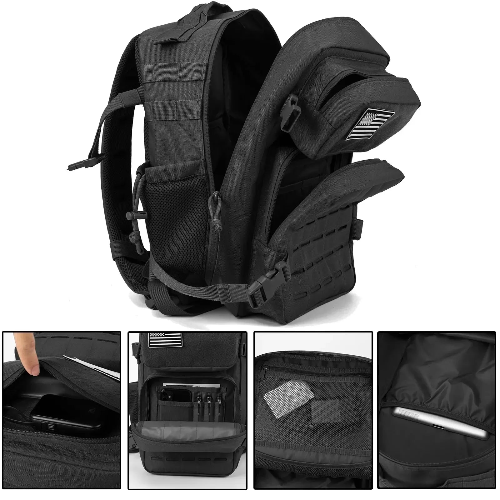 Sac à dos tactique 25L modulable