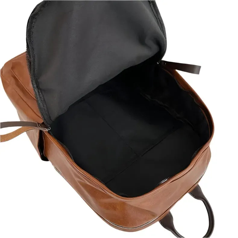 Sac à dos vintage en cuir synthétique