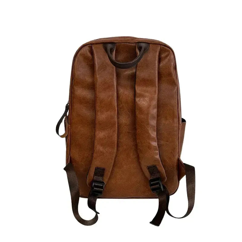 Sac à dos vintage en cuir synthétique