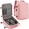 Grand sac à dos cabine imperméable — Rose
