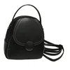 Mini Sac à Dos Femme en Cuir Vegan — Noir