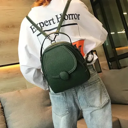 Mini Sac à Dos Femme en Cuir Vegan