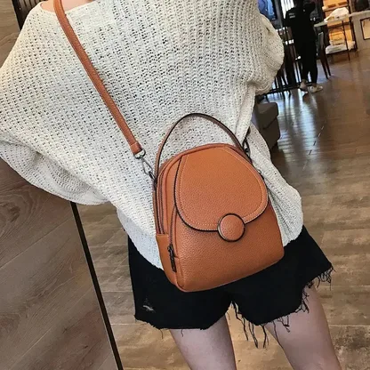 Mini Sac à Dos Femme en Cuir Vegan