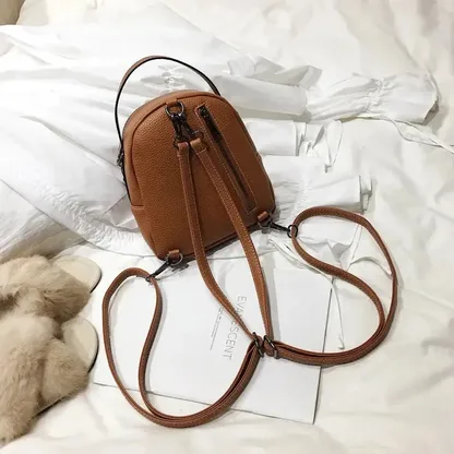 Mini Sac à Dos Femme en Cuir Vegan