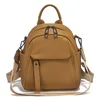 Petit sac à dos en cuir — Marron