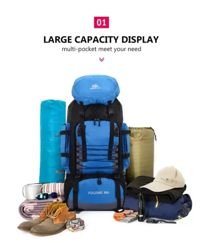 Sac à Dos 90 Litres pour Grande Randonnée