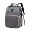 Sac à Dos à Langer avec Lit — Gris