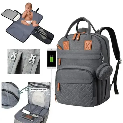 Sac à Dos à Langer avec Matelas