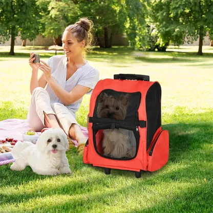 Sac à Dos à Roulette pour Chien