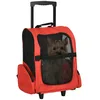 Sac à Dos à Roulette pour Chien — Rouge