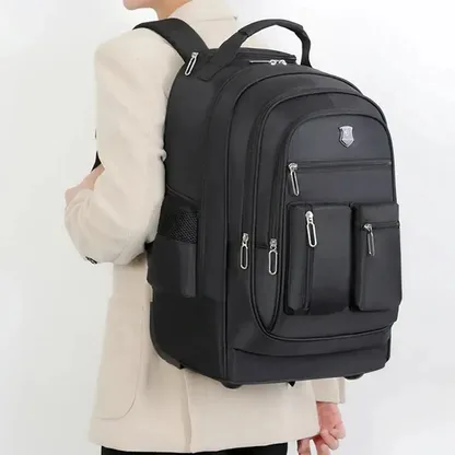 Sac à dos à roulettes 35L avec compartiments