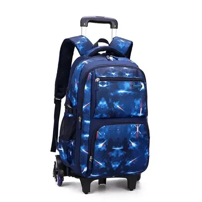 Sac à dos à roulettes garçon