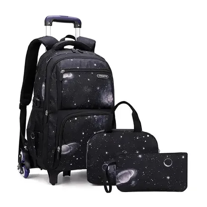 Sac à dos à roulettes garçon