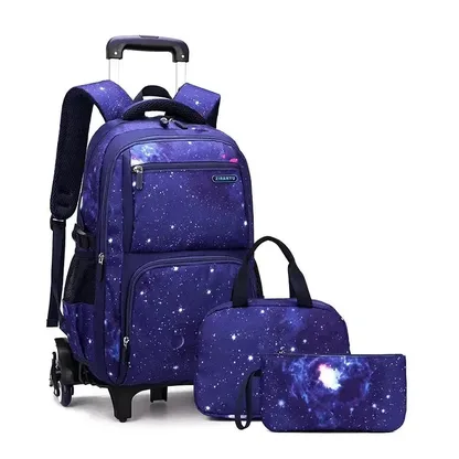Sac à dos à roulettes garçon