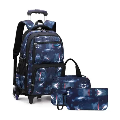 Sac à dos à roulettes garçon