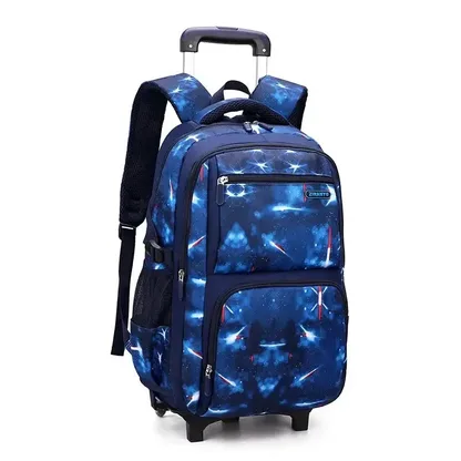Sac à dos à roulettes garçon