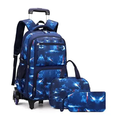 Sac à dos à roulettes garçon