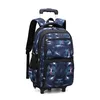 Sac à dos à roulettes garçon — Bleu Foncé