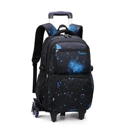 Sac à dos à roulettes garçon