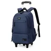 Sac à dos à roulettes grand volume — Bleu 2 Roues