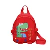 Sac à Dos Bébé Dinosaure Pratique — Rouge