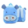 Sac à Dos Bébé Hippopotame Bleu
